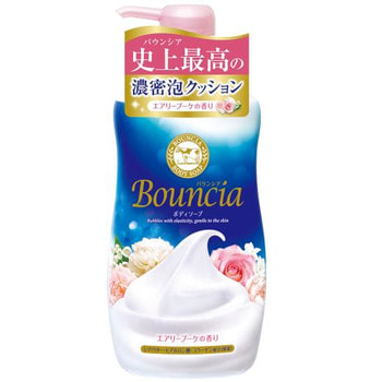 COW "Bouncia" Жидкое увлажняющее мыло для тела "Взбитые сливки", с гиалуроновой 