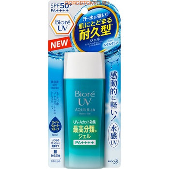 KAO «Biore UV Aqua Rich» Солнцезащитный увлажняющий гель для лица и тела, SPF 50+, 90 мл.