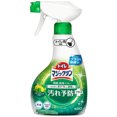 KAO Magiclean Toilet Моющее средство для туалета с дезодорирующим эффектом, мятно-цитрусовый аромат, спрей 380 мл.