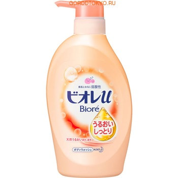 KAO «Biore U» Мягкое пенное мыло для всей семьи, с увлажняющим эффектом, фруктово-цветочный аромат, 480 мл.