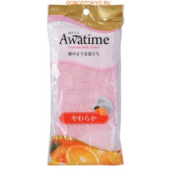 Ohe Corporation «Awa Time Body Towel Soft» Мочалка для тела мягкая.