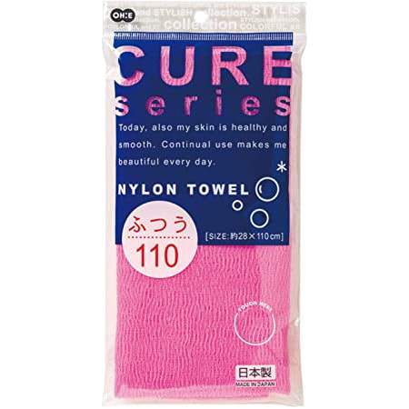 Фото Ohe Corporation Cure Nylon Towel (Regular) / Массажная мочалка средней жесткости, 28 см. на 110 см.. Купить с доставкой