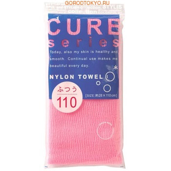 Ohe Corporation Cure Nylon Towel (Regular) / Мочалка массажная жесткая, 28 см. на 110 см. Ohe Corporation Cure Nylon Towel (Regular) / Мочалка массажная жесткая, 28 см. на 110 см.Жёсткие мочалки<br>Объёмное плетение нейлоновых нитей позволяет создавать нежную пену даже при минимальном количестве, используемого мыла. Применение этой мочалки, позволяет чувствовать себя прекрасно каждый день. Мочалка прекрасно массирует тело, очищает поры, стимулирует циркуляцию крови. После мытья мочалку необходимо очистить от остатков мыла и высушить. Состав: 100% нейлон.<br>