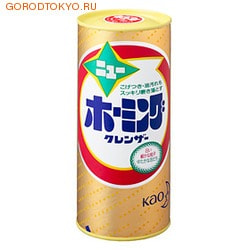 KAO «Нью Хоминг» Порошок очиститель от подгаров и жиров, 400 гр. KAO «Нью Хоминг» Порошок очиститель от подгаров и жиров, 400 гр.Для кухни<br>Порошковый очиститель отлично справляется с сильными жировыми загрязнениями и подгаром. Очищает накипm, чайные и кофейные налеты. Нано размеры порошка не наносят царапин на металлические и стеклянные изделия.<br> <br>Способ применения: нанести порошок на грязный участок и протереть влажной губкой или полотенцем. Затем тщательно смыть в проточной воде.<br> <br>Предназначение: разрешается использовать на кастрюлях, сковородках, чайниках, посуде, раковине, кафеле, ванной и в туалетной. Не разрешается использовать на изделиях из меди, платсмассы и других мягких изделиях.<br>