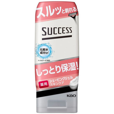 KAO Гель для бритья Success для сухой и чувствительной кожи, 180 гр. KAO Гель для бритья Success для сухой и чувствительной кожи, 180 гр.Средства для бритья<br>Средство для сухой и чувствительной кожи, делает ее мягкой и нежной. Лекарственные компоненты, входящие в состав средства, уменьшают возможность возникновения раздражения после бритья. Качество бритья заметно улучшается, становится быстрым, снижается возможность порезов. Гель содержит термальную воду, поэтому прекрасно увлажняет кожу. Гель создает защитный слой, благодаря которому Ваша кожа надежно защищена. Подходит для электробритвы. Не раздражает кожу. Обладает противовоспалительным действием, благодаря содержанию глицирризиновой кислоты придает ощущение мягкости. Протеины молока увлажняют кожу и придают ощущение мягкости и гладкости. <br> СПОСОБ ПРИМЕНЕНИЯ: выдавите на ладони 3-4г (1 столовая ложка) геля. После бритья тщательно смойте гель водой. <br> СОСТАВ: ТЕРМАЛЬНАЯ ВОДА, ГЛИЦЕРИН, ЖИДКИЙ ПАРАФИН, ВАЗЕЛИН, ПРОТЕИНЫ МОЛОКА, каррагинан, сорбит, карбоксивиниловые полимеры, POE цетиловый эфир, изобутил, алкилметакрилат с акриловой кислотой, гидроксид натрия, парабены, эдетат, отдушка.<br>