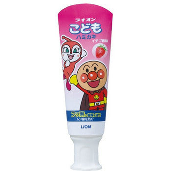 Фото LION Детская зубная паста слабообразивная, со вкусом клубники, 40 гр.. Купить с доставкой
