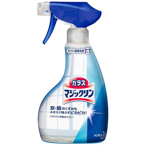 KAO «Glass Magic Clean» Спрей-пенка дл мыть стёкол и блестщих поверхностей, лёгкий аромат свежести, 400 мл. KAO «Glass Magic Clean» Спрей-пенка дл мыть стёкол и блестщих поверхностей, лёгкий аромат свежести, 400 мл.Дл уборки комнат<br>- Спрей-пенка предназначена дл очищени стеклнных поверхностей, окон, стекол автомобил и зеркал. - Средство при нажатии выходит в виде пены, потому оно не растекаетс и не капает, что значительно кономит расход продукта. - Активные ингредиенты глубоко проникат во въвшус грзь и удалт ее, не оставл разводов и полос. - Спрей-пенка оказывает дезинфицирущее действие и создает невидиму дл глаз защитну пленку, котора не позволет частичкам пыли оседать на очищаемые поверхности. - После применени средства, дом засверкает чистотой! <br> <br> *** В отличии от большинства средств дл чистки стёкол имеет очень ненавзчивый, нежный запах! <br> Способ применени: распылить средство на участки стеклнных поверхностей, протереть бумажным полотенцем или салфеткой из плотной ткани. Состав: вода, лимонна кислота, тиловый спирт, полиоксиалкиленовый алкил фир, полиокситилен алкил фир, диалкил диметил солей аммони, алкил глицерил фир, отдушка.<br>