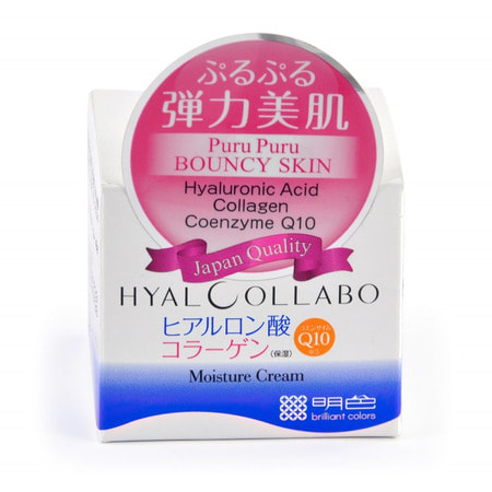 MEISHOKU HYALCOLLABO CREAM / Глубокоувлажняющий крем (с наноколлагеном и наногиалуроновой кислотой), 48 гр. MEISHOKU HYALCOLLABO CREAM / Глубокоувлажняющий крем (с наноколлагеном и наногиалуроновой кислотой), 48 гр.АНТИВОЗРОСТНОЙ УХОД (ОТ З0-ТИ ЛЕТ И СТАРШЕ)<br>Глубокоувлажняющий крем содержит два активных нано-компонента - наноколлаген (Наноколлаген способен проникать в более глубокие слои кожи, повышая ее влагоудерживающие свойства, разглаживая мелкие морщинки и неровности, обеспечивая легкий лифтинг кожи и восстанавливая ее упругость) и наногиалуроновую кислоту. Крем глубоко увлажняет, активно подтягивает кожу, поддерживает оптимальный уровень влаги в клетках, придаёт коже упругость и эластичность. Активные компоненты - наноколлаген, наногиалуроновая кислота (в отличие от обычной гиалуроновой кислоты, которая исчезает с поверхности кожи после контакта с водой, наногиалуроновая кислота обладает способностью проникать в ее роговой слой и позволяет тем самым на протяжении длительного времени сохранять живительную влагу, как на поверхности кожи, так и изнутри) в составе крема обладают особыми увлажняющими свойствами. Они обеспечивают глубокое увлажнение и упругую сияющую кожу. Размер частицы наногиалуроновой кислоты составляет 1/100 от размера молекулы обычной гиалуроновой кислоты, интенсивно проникает в клетки кожи, глубоко увлажняя ее. Размер частицы наноколлагена составляет 1/30 от размера молекулы обычного коллагена, придаёт коже упругость и эластичность. Коже жизненно необходимы оба компонента. Именно в таком двойном сочетании они глубоко увлажняют и активно подтягивают кожу, великолепно дополняя друг друга. Экстракт коры белой ивы позволяет влаге более глубоко проникать в клетки кожи, активизирует кровообращение, улучшая снабжение кожи кислородом. Коэнзим Q10 - мощный антиоксидант, замедляет процесс старения, снабжает клетки кожи энергией и ускоряет их регенерацию. Крем не содержит искусственных красителей, имеет слабую кислотность, без отдушек. Способ применения: рекомендуется наносить после использования лосьона и косметического молочка данной серии. Состав: вода, глицерин, BG, минеральные масла, С6-12, гидролизат гиалуроновой кислоты, гидролизованный коллаген, экстракт коры ивы, BG, SE, пчелиный воск, ксантановая кислота, полисорбат 60, цетанол, фосфат -5, карбомер, оксибензон ? 4, токоферол, метилпарабен, пропилпарабен.<br>