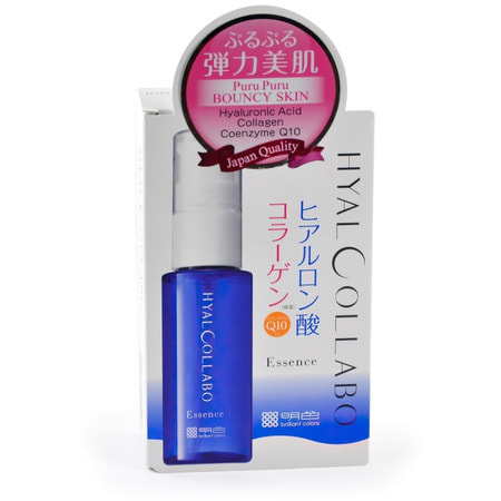 MEISHOKU HYALCOLLABO W MOIST BEAUTY ESSENCE / Глубокоувлажняющая эссенция с наноколлагеном и наногиалуроновой кислотой, 30 мл. MEISHOKU HYALCOLLABO W MOIST BEAUTY ESSENCE / Глубокоувлажняющая эссенция с наноколлагеном и наногиалуроновой кислотой, 30 мл.АНТИВОЗРОСТНОЙ УХОД (ОТ З0-ТИ ЛЕТ И СТАРШЕ)<br>Глубокоувлажняющая эссенция содержит два активных нано-компонента - наноколлаген (Наноколлаген способен проникать в более глубокие слои кожи, повышая ее влагоудерживающие свойства, разглаживая мелкие морщинки и неровности, обеспечивая легкий лифтинг кожи и восстанавливая ее упругость) и наногиалуроновую кислоту. Эссенция глубоко увлажняет, активно подтягивает кожу, поддерживает оптимальный уровень влаги в клетках, придаёт коже упругость и эластичность. Рекомендуется для ухода за наиболее проблемными участками лица - областью глаз и губ. Активные компоненты - наноколлаген, наногиалуроновая кислота (в отличие от обычной гиалуроновой кислоты, которая исчезает с поверхности кожи после контакта с водой, наногиалуроновая кислота обладает способностью проникать в ее роговой слой и позволяет тем самым на протяжении длительного времени сохранять живительную влагу, как на поверхности кожи, так и изнутри) в составе эссенции обладают особыми увлажняющими свойствами. Они обеспечивают глубокое увлажнение и упругую сияющую кожу. Размер частицы наногиалуроновой кислоты составляет 1/100 от размера молекулы обычной гиалуроновой кислоты, интенсивно проникает в клетки кожи, глубоко увлажняя ее. Размер частицы наноколлагена составляет 1/30 от размера молекулы обычного коллагена, придаёт коже упругость и эластичность. Коже жизненно необходимы оба компонента. Именно в таком двойном сочетании они глубоко увлажняют и активно подтягивают кожу, великолепно дополняя друг друга. Экстракт коры белой ивы позволяет влаге более глубоко проникать в клетки кожи, активизирует кровообращение, улучшая снабжение кожи кислородом. Коэнзим Q10 - мощный антиоксидант, замедляет процесс старения, снабжает клетки кожи энергией и ускоряет их регенерацию. Лосьон не содержит искусственных красителей, имеет слабую кислотность, без отдушек. <br> Способ применения: рекомендуется наносить после использования лосьона или косметического молочка данной серии. <br> Состав: вода, глицерин, BG, гидролизат гиалуроновой кислоты, гидролизованный коллаген, гиалуроновая кислота, экстракт коры белой ивы, PEG-75, карбомеры, полисорбет 20, гидроксид натрия, полиакриловой кислоты Na, EDTA-2Na, оксибензон -4, метилпарабен, этилпарабен.<br>