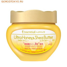 KAO Маска для восстановления повреждённых волос Essential Damage Care Rich, 200 гр. KAO Маска для восстановления повреждённых волос Essential Damage Care Rich, 200 гр.ДЛЯ ОКРАШЕННЫХ И ПОВРЕЖДЁННЫХ ВОЛОС<br>Маска для восстановления сухих, поврежденных волос, с ароматом медовых цветов. Способствует росту новых волос, балансирует уровень влажности, а также защищает волосы от высыхания при покраске, химической завивке или при использовании фена. Формула двойного концентрирования меда и масла дерева Ши лечат, увлажняют и придают эластичность волосам. Благодаря экстракту яблока и маслу подсолнечника волосы становятся увлажненными, объемными и приобретают здоровый блеск. Экстракт пчелиного маточного молочка и масло жожоба наполняют волосы жизненной силой, защищают их от ломкости и сечения кончиков. <br> Официальный сайт бренда: http://www.kao.co.jp/essential/ <br> СПОСОБ ПРИМЕНЕНИЯ: нанести на чистые влажные волосы, оставить на 5-15 мин, затем смыть теплой водой. Применять 3-4 раза в месяц. Состав: МАСЛО ДЕРЕВА ШИ, МАСЛО ЖОЖОБА, ЭКСТРАКТ ЯБЛОКА, ЭКСТРАКТ МАТОЧНОГО МОЛОЧКА, ОЧИЩЕННОЕ ПОДСОЛНЕЧНОЕ МАСЛО, МЕД, КАСТОРОВОЕ МАСЛО, ПАРАФИН, ВОДА, этанол, стеариновый спирт, DPG, стеарокись пропил диметин амин, молочная кислота, ланолиновая кислота, яблочная кислота, дипентаэристил, стеариновая кислота, PEG-45M, диметикон, копо-лимер, стеарес-7, стеарес-25, этанол, бензиловый спирт, ароматизатор.<br>
