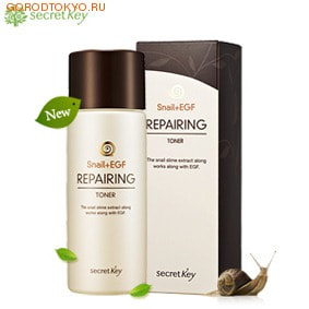 SECRET KEY Secret Key - Snail+EGF Восстанавливающий тоник с экстрактом слизи улитки, 150 мл. SECRET KEY Secret Key - Snail+EGF Восстанавливающий тоник с экстрактом слизи улитки, 150 мл.ДЛЯ КОЖИ СКЛОННОЙ К ВОСПАЛЕНИЯМ И УГРЕВОЙ СЫПИ<br>Экстракт слизи улитки борется с процессом старения, обеспечивает интенсивное обновление и восстановление кожи, эффективен при акне, расширенных порах, угревой сыпи, пигментации, шрамах и ожогах. Р...<br>