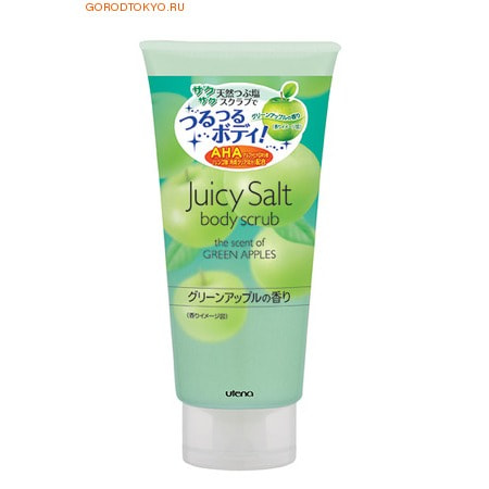 UTENA "Juicy Salt" Скраб для тела с альфагидрокислотой на основе соли с ароматом зелёных яблок, 300 гр. от GorodTokyo UTENA "Juicy Salt" Скраб для тела с альфагидрокислотой на основе соли с ароматом зелёных яблок, 300 гр. от GorodTokyo