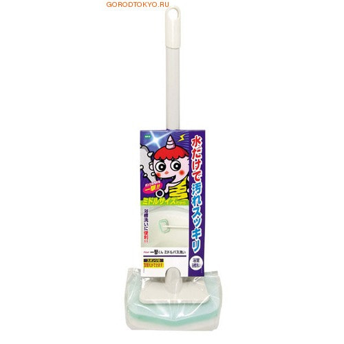 Ohe Corporation MELAMINE BATH SPONGE / Губка с ручкой дл ванной меламинова. Ohe Corporation MELAMINE BATH SPONGE / Губка с ручкой дл ванной меламинова.Губки и щётки дл чистки ванны, туалета и других поверхностей<br>Меламинова губка с ручкой используетс дл очистки ванн от различных загрзнений. В составе губки - меламин-пенопласт с микроструктурой, котора тоньше человеческого волоса в 10 тысч раз, потому дл очистки следов от рук и разводов достаточно только легко потереть поверхность, словно работаете ластиком. При использовании губки необходима только вода. Способ применени: смочив губку, слегка сожмите ее так, чтобы выступила вода. Легко потрите загрзненное место, затем протрите сухой трпкой или хорошо промойте водой. Губка при использовании понемногу стираетс. Состав: ручка - пластик, губка - меламинова пена, полиуретан. Длина ручки 40см. <br> Компани OH:E CO., LTD. была основана в 1951г. как компани по производству хозйственных товаров. В 1957 г. запущено производство губок - спонжей дл мыть тела, а в 1969 г. - массажных мочалок в форме полотенец. На протжении всей своей истории компани совершенствовала производство товаров дл дома и расширла их ассортимент. Сейчас она имеет филиалы не только в Японии, но и в Тайване, Гонконге, Китае. Продукци OH:E CO., LTD. отмечена сертификатами ISO 9001 и 9002 и завоевала сво популрность во многих странах мира благодар высокому качеству, удобству в использовании и особенным свойствам. <br> Хозйственные товары представлены губками и щетками дл кухни, ванной и туалета разного размера и назначени. Двухслойные и трехслойные из синтетических материалов с антибактериальной обработкой прекрасно подходт дл мыть посуды, уборки на кухне и в ванной. Металлические, а также губки с абразивным покрытием хорошо справлтс с въевшейс грзь, а меламиновые - с птнами. Все хозйственные товары удобны, просты в применении, долговечны и притны в использовании.<br>