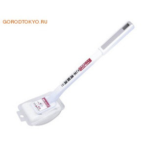 Ohe Corporation TOILET BRUSH / Губка с ручкой для туалета. Ohe Corporation TOILET BRUSH / Губка с ручкой для туалета.Губки и щётки для чистки ванны, туалета и других поверхностей<br>Губка для туалета из нетканого материала позволяет очистить даже внутреннюю часть кромки унитаза. В щетке используется нетканый полиэстер, поэтому очистка производится без повреждения поверхности. Удобная ручка не скользит в руке. Внимание при применении: после использования хорошо промойте и просушите. Не оставляйте рядом с нагревательными приборами. Не используйте в других целях, кроме описанных выше. Состав: полипропилен, олефиновый упругий полимер (нетканый), полиэстер Выдерживает температуру до 60С . <br> Компания OH:E CO., LTD. была основана в 1951г. как компания по производству хозяйственных товаров. В 1957 г. запущено производство губок - спонжей для мытья тела, а в 1969 г. - массажных мочалок в форме полотенец. На протяжении всей своей истории компания совершенствовала производство товаров для дома и расширяла их ассортимент. Сейчас она имеет филиалы не только в Японии, но и в Тайване, Гонконге, Китае. Продукция OH:E CO., LTD. отмечена сертификатами ISO 9001 и 9002 и завоевала свою популярность во многих странах мира благодаря высокому качеству, удобству в использовании и особенным свойствам. <br> Хозяйственные товары представлены губками и щетками для кухни, ванной и туалета разного размера и назначения. Двухслойные и трехслойные из синтетических материалов с антибактериальной обработкой прекрасно подходят для мытья посуды, уборки на кухне и в ванной. Металлические, а также губки с абразивным покрытием хорошо справляются с въевшейся грязью, а меламиновые - с пятнами. Все хозяйственные товары удобны, просты в применении, долговечны и приятны в использовании.<br>
