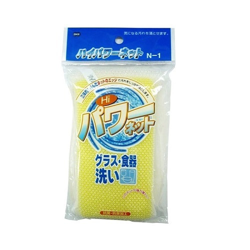 Ohe Corporation HI POWER SPONGE / Губка для мытья посуды с жесткой сеточкой. Ohe Corporation HI POWER SPONGE / Губка для мытья посуды с жесткой сеточкой.Губки для мытья посуды<br>Используется для чистки посуды с тефлоновым, фтор-каучуковым покрытием, пластиковой, эмалированной посуды, керамики, стеклянной посуды, кухонных приборов. Согнув губку пополам, можно мыть глубокие стаканы. Особенности продукта:<br><br>Сеточка, в которую заключена губка, сделана путем сплетения лентоподобных нитей, она очень хорошо удаляет грязь.<br>В части, где находится губка, применена антибактериальная дезодорирующая обработка. Состав: полиуретан, полиэстер.<br><br> <br> Компания OH:E CO., LTD. была основана в 1951г. как компания по производству хозяйственных товаров. В 1957 г. запущено производство губок - спонжей для мытья тела, а в 1969 г. - массажных мочалок в форме полотенец. На протяжении всей своей истории компания совершенствовала производство товаров для дома и расширяла их ассортимент. Сейчас она имеет филиалы не только в Японии, но и в Тайване, Гонконге, Китае. Продукция OH:E CO., LTD. отмечена сертификатами ISO 9001 и 9002 и завоевала свою популярность во многих странах мира благодаря высокому качеству, удобству в использовании и особенным свойствам. <br> Хозяйственные товары представлены губками и щетками для кухни, ванной и туалета разного размера и назначения. Двухслойные и трехслойные из синтетических материалов с антибактериальной обработкой прекрасно подходят для мытья посуды, уборки на кухне и в ванной. Металлические, а также губки с абразивным покрытием хорошо справляются с въевшейся грязью, а меламиновые - с пятнами. Все хозяйственные товары удобны, просты в применении, долговечны и приятны в использовании.<br>