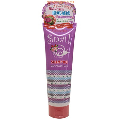 Фото SUN SMILE "Pure Smile" "Living Essences" Безсиликоновый шампунь для волос с экстрактом улитки и коллагеном "Восстановление поврежденных волос", 250 мл.. Купить с доставкой