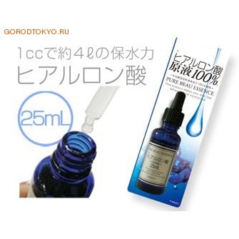 JAPAN GALS «100% Beauty Essence» Концентрированная эссенция для лица с гиалуроновой кислотой, 25 мл., флакон с пипеткой. от GorodTokyo JAPAN GALS «100% Beauty Essence» Концентрированная эссенция для лица с гиалуроновой кислотой, 25 мл., флакон с пипеткой. от GorodTokyo