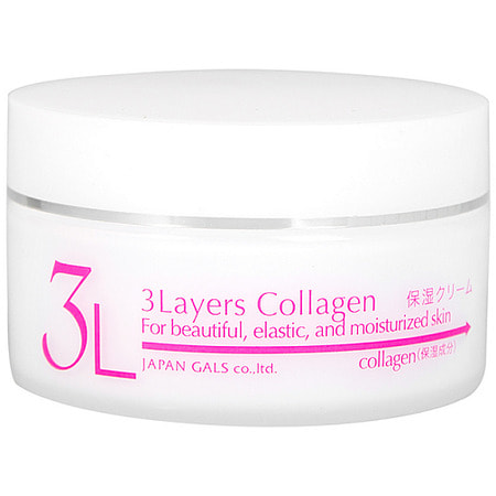 JAPAN GALS "3 Layers Collagen" Увлажняющий и подтягивающий крем для лица с трехслойным коллагеном, 60 гр. от GorodTokyo JAPAN GALS "3 Layers Collagen" Увлажняющий и подтягивающий крем для лица с трехслойным коллагеном, 60 гр. от GorodTokyo