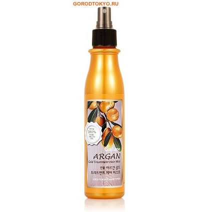 WELCOS Confume Argan Gold Cпрей для волос с аргановым маслом и золотыми частицами, 200 мл. WELCOS Confume Argan Gold Cпрей для волос с аргановым маслом и золотыми частицами, 200 мл.ДЛЯ ВОЛНИСТЫХ И НЕПОСЛУШНЫХ ВОЛОС<br>Спрей для волос содержит богатый растительный комплекс из ягод ассаи, плодов нони, мангустина, барбариса и облепихи, который интенсивно питает и поддерживает волосы в здоровом состоянии. Благодаря входящим в состав золотым частицам спрей способствуют здоровому блеску и сиянию волос, укрепляя их. Подходит для окрашенных волос. <br>Применение: равномерно распылите на влажные или сухие волосы на расстоянии 5-10 см.<br>