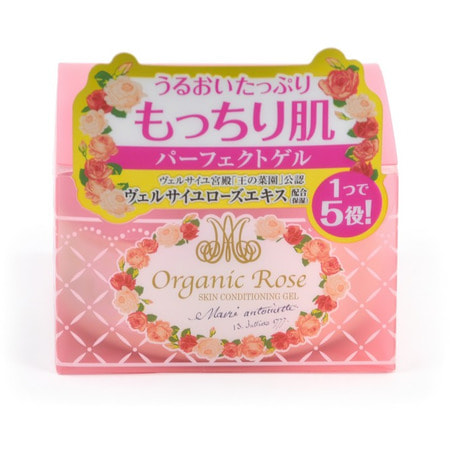 MEISHOKU Organic Rose Skin Conditioning Gel Увлажняющий гель-кондиционер для кожи лица с экстрактом дамасской розы, 90 гр. MEISHOKU Organic Rose Skin Conditioning Gel Увлажняющий гель-кондиционер для кожи лица с экстрактом дамасской розы, 90 гр.УВЛАЖНЕНИЕ И ПИТАНИЕ КОЖИ<br>Увлажняющий гель заменяет 5 продуктов: лосьон, косметическое молочко, сыворотку, крем и маску. Глубоко увлажняет, способствует удержанию влаги в коже. Делает кожу упругой, здоровой и подтянутой. Устраняет проблемы кожи, вызванные сухостью. В состав геля входят нанокапсулы, содержащие экстракт ячменя, удерживающие влагу в коже и коллаген для упругости, а также цветочную воду дамасской розы - компонент, нормализующий состояние кожи. Экстракт дамассой розы увлажняет, освежает и тонизирует уставшую кожу, нормализует обменные процессы в коже, насыщает ее витаминами. Увлажняющий гель позволяет осуществить завершающий уход за кожей с помощью одного средства. Способ применения: после очищения кожи лица нанесите небольшое количество геля похлопывающими движениями до полного впитывания. На особенно сухие участки нанесите пордукт повторно. Состав: вода, BG, глицерин, дипропиленгликоль, диметикон, масло жожоба, бетаин, масло семян пенника лугового, PEG-40 гидрогенезированное касторовое масло, поливиниловый спирт, карбомер, феноксиэтанол, ксантановая камедь, натрия гидроксид, отдушка, натрия полиакрилат, бензофенон-4, EDTA-2Na, токоферол, экстракт дамасской розы, цветочная вода из лепестков дамасской розы, гидрогенезированный лецитин, соевый стерол, гидролизированный коллаген, экстракт коикса.<br>