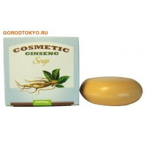 SEIL TRADE "COSMETIC SOAP" Косметическое мыло для умывания с экстрактом женьшеня, 100 гр. от GorodTokyo SEIL TRADE "COSMETIC SOAP" Косметическое мыло для умывания с экстрактом женьшеня, 100 гр. от GorodTokyo