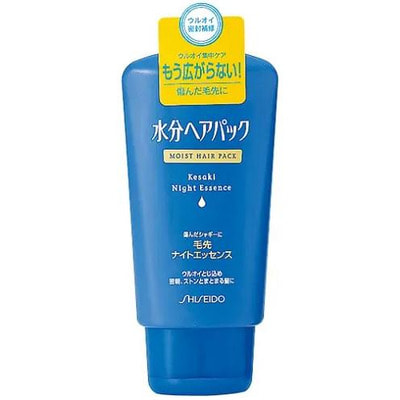 SHISEIDO «Moist Hair Pack» Ночная маска-эссенция для повреждённых волос «Интенсивное увлажнение», 120 гр.