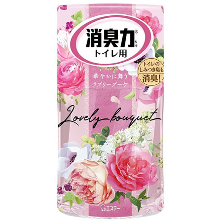 Фото ST "Shoushuuriki" Жидкий дезодорант – ароматизатор для туалета с ароматом розовых цветов, 400 мл.. Купить с доставкой