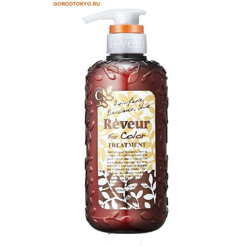 Japan Gateway Кондиционер Reveur For Color для окрашенных волос, 500 мл. Japan Gateway Кондиционер Reveur For Color для окрашенных волос, 500 мл.СРЕДСТВА БЕЗ СИЛИКОНА - КЛАСС ПРЕМИУМ!<br>Кондиционер содержит 3 специальных природных компонента для защиты цвета и 14 растительных экстрактов для восстановления повреждений окрашенных волос. Смягчающий компонент на основе коллагена делает волосы невероятно мягкими и послушными. Силикон, содержащийся в кондиционере, запечатывает полезные компоненты на ваших волосах до следующего мытья головы. Рекомендуется для: <br><br>окрашенных или осветленных волос;<br>поврежденных волос;<br>защиты цвета после окрашивания.<br><br>Имеет свежий и утонченный аромат Airy Floral. Рекомендуется использовать вместе с шампунем Reveur For Color. Способ применения: после мытья головы шампунем, нанесите кондиционер на влажные волосы на расстоянии 4-5 см от корней, оставьте на 2-3 мин., смойте теплой водой, и Ваши волосы будут Вам благодарны! Состав: вода, стеариловый спирт, бис (C13-15 алкокси) PG амодиметикон, дистеарил димониум хлорид, изопентил диол, диметикон, стеарокси триметил силан хлорид тримониум, сополимер (дивинил диметикон/диметикон), изостериновая кислота касторового масла, ароматизатор, (триметилсилил гидролизированный коллаген/PG пропил метилсилан диол) кроссполимер, зеин, аргановое масло, экстракт катрана, масло ши, масло макадамии, масло оливы, масло шафрана, экстракт рисовых отрубей, экстракт ромашки, экстракт яблока, экстракт амачя, экстракт шалфея, экстракт лемонграсса, цетиловый спирт, изопропиловый спирт, гидроксиэтилцеллюлоза, гидрогенизированное пальмовое масло, амодиметикон пальмоядровое масло, пальмовое масло, лаурет-4 лаурет-5 лаурет -23, C12-13 Pareth-23, C12-13 Pareth-3, поликватерний-107, октилдодеканол, гидрированные кокосовые глицериды, высоко фруктозный сироп, триглицерил каприновой ксилоты, DPG, BG, этанол, лимонная кислота, стеариновая кислота PEG-55, феноксиэтанол, метилпарабен.<br>