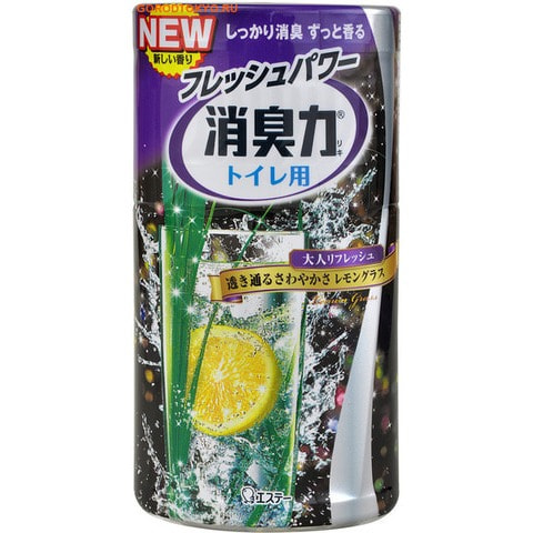 Фото ST "Shoushuuriki" Жидкий дезодорант – ароматизатор для туалета с ароматом лемонграса, 400 мл.. Купить с доставкой