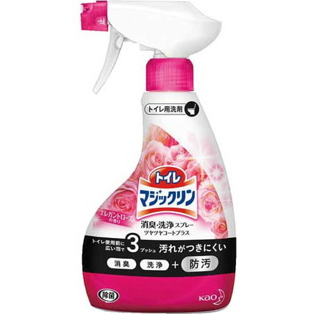 Фото KAO Спрей для чистки и дизенфекции туалета "Toilet Magiclean", с ароматом розы, 400 мл.. Купить с доставкой