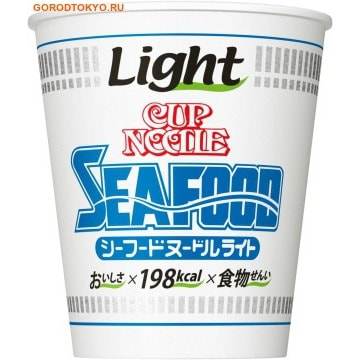 NISSIN Лапша Cup Noodle со вкусом морепродуктов с пониженным содержанием каллорий, 57 гр. NISSIN Лапша Cup Noodle со вкусом морепродуктов с пониженным содержанием каллорий, 57 гр.Японская лапша моментального приготовления<br>Лапша сублимированная CUP NOODLE со вкусом морепродуктов с пониженнным содержанием калорий, без консервантов и искусственных красителей. <br> Состав: мука пшеничная, растительные жиры, крахмал, соль...<br>