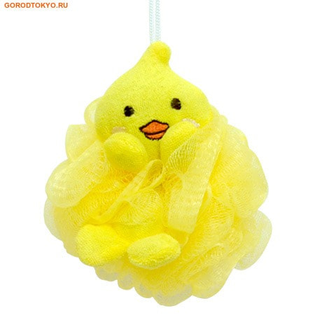 KOKUBO Furocco Kids - Жёлтый Утенок, детская массажная мочалка. KOKUBO Furocco Kids - Жёлтый Утенок, детская массажная мочалка.Детские мочалки<br>Эта мочалка прекрасно моет, вспенивает мыло и быстро сохнет. Она имеет небольшой размер и предназначена для детей. Создает много пены из небольшого количества мыла. Состав: полиэстер (100%).<br>