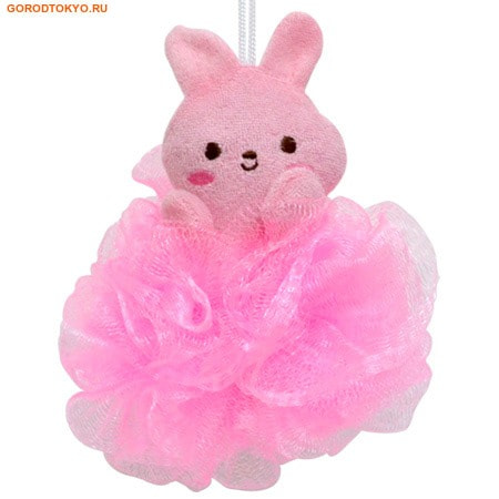 KOKUBO Furocco Kids - Розовый кролик, детская массажная мочалка. KOKUBO Furocco Kids - Розовый кролик, детская массажная мочалка.Детские мочалки<br>Эта мочалка прекрасно моет, вспенивает мыло и быстро сохнет. Она имеет небольшой размер и предназначена для детей. Создает много пены из небольшого количества мыла. Состав: полиэстер (100%).<br>