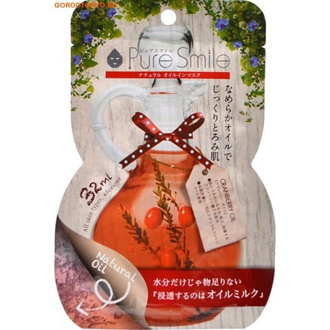 SUN SMILE Natural Oil-in-Mask Подтягивающая косметическая маска для лица с маслом клюквы и гиалуроновой кислотой, 32 мл. SUN SMILE Natural Oil-in-Mask Подтягивающая косметическая маска для лица с маслом клюквы и гиалуроновой кислотой, 32 мл.МАСКИ ДЛЯ ЛИЦА<br>Маска для лица с маслом клюквы укрепляет клеточные мембраны, ускоряет процесс восстановления клеток, разглаживает и тонизирует кожу. Подходит для ухода за проблемной кожей, а также за зрелой и сухой, маска оказывает заметное омолаживающее воздействие, выравнивает кожный рельеф, помогает устранить мелкие морщинки. Гиалуроновая кислота не только увлажняет кожу, но и способствует выравниванию рельефа кожи и цвета лица. <br> Способ применения: после умывания, удалите излишки влаги с кожи. Откройте упаковку, расправьте маску нанесите на лицо, сначала совмещая области глаз и губ, далее, расправляя маску к краям. Оставьте на 15-20 минут, затем аккуратно удалите маску. Оставшаяся масляно-молочная маска подходит для ухода за всем телом, совмещая в себе 3 увлажняющих компонента: воду, молочко, масло. <br> Состав: вода, бутиленгликоль, глицерин, цетиловый этилгексаноат, масло Ши, полисорбат 60, демитикон, гиалуронат натрия, сорбитан сесквиолеат, метилпарабен, циклопентасилоксан, карбомер, глицерил стеарат, триэтаноламин, феноксиэтанол, масло клюквы, фуллерен, масло цветков шиповника, экстракт натто, экстракт листьев артишока, экстракт розмарина, экстракт граната, стеариновая кислота-полиэтиленгликоль-100, циклогексасилоксан, аллантоин, ЭДТА-2Na, отдушка.<br>