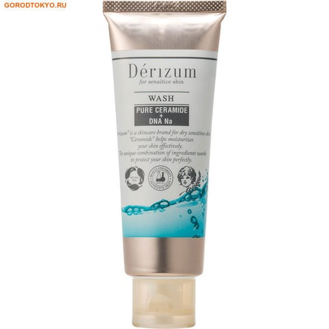 Фото COSME COMPANY "DERIZUM Face Wash" Пенка для умывания с керамидами, ДНК натрия и гиалуроновой кислотой, 90 гр.. Купить с доставкой