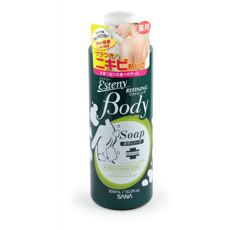 SANA SANA BODY REFINING SHAMPOO Шампунь дл проблемной кожи тела (с ароматом свежих трав), 300 мл. SANA SANA BODY REFINING SHAMPOO Шампунь дл проблемной кожи тела (с ароматом свежих трав), 300 мл.Гели дл душа, жидкое крем-мыло<br>Шампунь дл тела тщательно очищает кожу, освежает, оказывает противовоспалительное, тонизирущее и укреплщее действие, заржает нергией. Pегулирует работу сальных желез. Содержит антибактериальный компонент - салицилову кислоту. Благодар содержани меда не сушит кожу. Активные компоненты:<br><br>Экстракт розмарина влетс сильным антиоксидантом, обладает антибактериальными и противовоспалительными свойствами, а также антигрибковой активность, снимает раздражение кожи, увлажнет.<br>Хлорофилл обладает противовоспалительными, дезодорирущими, регенерирущими и тонизирущими свойствами.<br>Дикалий глицирризинат - активный компонент, выделенный из корн солодки; оказывает противовоспалительное действие.<br>Экстракт морских водорослей стимулирует обменные процессы в тканх, способствует выведени токсинов, увлажнет.<br>Мёд увлажнет, смгчает кожу.<br><br>Шампунь создает пышну, мгку пену, котора ффективно очищает кожу и делает ее гладкой и шелковистой. Обладает ароматом свежих трав. Способ применени: нанесите средство на влажну мочалку, хорошо вспеньте, намыльте тело, затем смойте теплой водой. Дл достижени наилучшего результата после очищени нанесите лосьон дл проблемной кожи тела линии SANA. Состав: салицилова кислота, дикали глицирризинат, вода, миристинова кислота, пальмитинова кислота, сорбит жидкий, гидроксид кали, кали N-кокоат, BG, дистеарат тиленгликол, медь-хлорофиллин натри, α-циклодекстрин, кстракт шалфе, кстракт морских водорослей, мёд, серосодержащий силикат алмини, масло шалфе, гидрокситилцелллоза, масло розмарина, высокомолекулрный политиленгликоль, EDTA-2 Na, ароматизаторы, парабен.<br>