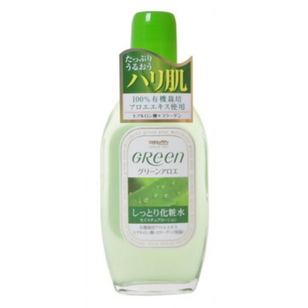 MEISHOKU Aloe Moisture Lotion Увлажняющий лосьон для ухода за очень сухой кожей лица, 150 мл. MEISHOKU Aloe Moisture Lotion Увлажняющий лосьон для ухода за очень сухой кожей лица, 150 мл.СРЕДСТВА ПРОТИВ ПИГМЕНТАЦИИ - ДЛЯ ОТБЕЛИВАНИЯ КОЖИ<br>Эффективно борется с морщинами и темными пятнами. Предотвращает огрубление сухой кожи. Имеет очень высокую увлажняющую способность. Содержит натуральные растительные компоненты, которые придают коже мягкость, эластичность и здоровый вид. <br> Активный комплекс: <br><br>Коллаген - борется с морщинами и темными пятнами, придает коже эластичность.<br>Экстракт алоэ - обильно увлажняет кожу, предотвращая ее огрубление.<br>Гиалуроновая кислота - надолго удерживает влагу, способствует поддержанию нормального водного баланса и регенерации клеток кожи.<br>Экстракт морских водорослей и вытяжка из рыб - активизируют микроциркуляцию крови в тканях и разглаживают кожу.<br><br>Способ применения: нанести с помощью тампона на чистую кожу лица. Состав: вода, глицерин, бетаин, этанол, экстракт алоэ, гидролизованный коллаген, гиалуроновая кислота, экстракт морских водорослей, вытяжка из рыб, лимонная кислота.<br>