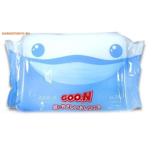 Daio paper Japan GOO.N Влажные салфетки для малышей, запасной блок, 70 шт. Daio paper Japan GOO.N Влажные салфетки для малышей, запасной блок, 70 шт.Влажные салфетки<br>Три натуральных экстракта в составе обильно увлажненных салфеток Гун бережно и нежно ухаживают за чувствительной кожей малыша, особенно за кожей ягодиц и других участков кожи, требующих особо бережного ухода. Не содержат ароматизаторов и спирта. Содержат натуральные увлажняющие компоненты. Состав: очищенная вода, пропиленгликоль, 1-3 бутиленгликоль, лимонная кислота, экстракт рисовых отрубей, экстракт ромашки, экстракт бурых водорослей, лосьон.<br>