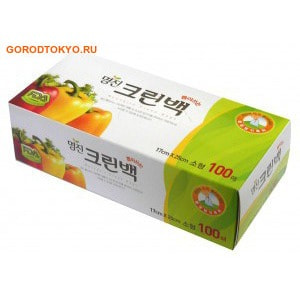 Фото MyungJin "BAGS Tissue type" Пакеты полиэтиленовые пищевые, в коробке, 17х25 см, 100 шт.. Купить с доставкой