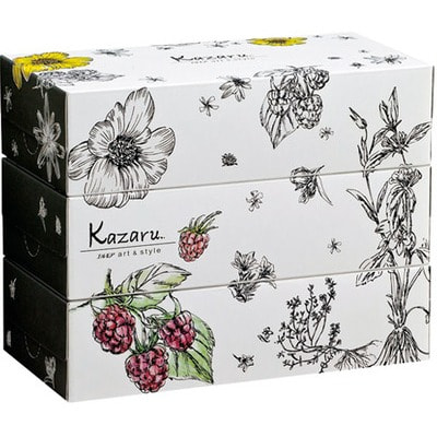 Фото Kami Shodji "Kazaru - art & style" Бумажные двухслойные салфетки, спайка: 3 пачки по 160 шт.. Купить с доставкой
