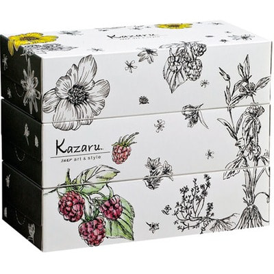 Ellemoi Kazaru - art & style Бумажные двухслойные салфетки, спайка: 3 пачки по 160 шт. Ellemoi Kazaru - art & style Бумажные двухслойные салфетки, спайка: 3 пачки по 160 шт.Бумажные салфетки<br><br>