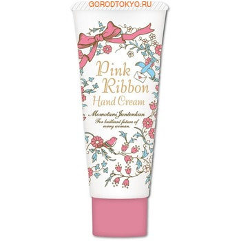 MOMOTANI "Pink Ribbon Hand Cream" Крем для рук с экстрактами 5-ти цветов и маслом ши, 30 г