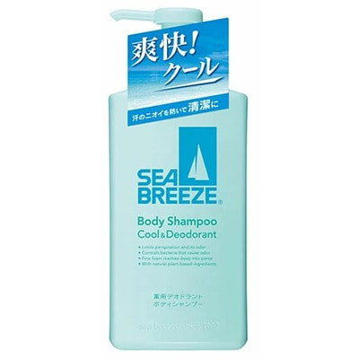 SHISEIDO Sea Breeze Гель для душа Морской бриз с охлаждающим и дезодорирующим эффектом, 600 мл.
