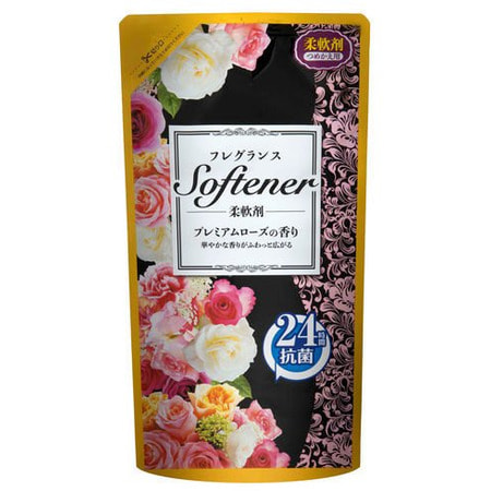 NIPPON DETERGENT "Softener premium rose" Кондиционер для белья с ароматом розы, сменная уп