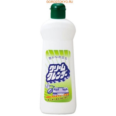 NIPPON DETERGENT Cream Cleanser Кремовое чистщее и полирущее средство с ароматом мты, 400 г. NIPPON DETERGENT Cream Cleanser Кремовое чистщее и полирущее средство с ароматом мты, 400 г.Дл кухни<br>Кремовое чистщее и полирущее средство со сверхмелкими микрогранулами дл чистки плит, вытжек, посуды и раковин, в т.ч. из нержавещей стали, кафел. Эффективно удалет загрзнени с лбых поверхностей, не царапает, убивает бактерии, устранет непритные запахи. С ароматом мты. <br>Изготовлено на производственных мощностх ND во Вьетнаме, по системе контрол качества производител.<br> Состав: абразивы (50%), поверхностно-активное вещество (6%, алканоламиды жирных кислот), стабилизаторы.<br>