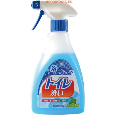 NIPPON DETERGENT Foam spray toilet Wash Чистящая спрей-пена для туалета, 400 мл. NIPPON DETERGENT Foam spray toilet Wash Чистящая спрей-пена для туалета, 400 мл.Для туалета<br>Нейтральное чистящее средство без содержания хлора, обеспечивает двойной эффект - дезинфицирует и очищает, плюс прекрасно удаляет неприятные запахи и дезодорирует внутренние поверхности, сиденье, крышку унитаза, сливной бачок, кнопку. Легко наносится с помощью пульверизатора. Средство безопасно для обработки поверхностей, непосредственно соприкасающихся с кожей человека, поскольку не содержит хлор. Оставляет после применения приятный аромат мяты. Состав: поверхностно-активное вещество (4%, амида жирной кислоты пропиловый бетаин), хелатирующий агент, растворители.<br>