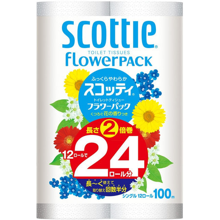 Crecia Scottie FlowerPack Туалетная бумага, двухслойная, 12 рулонов, 100 м. Crecia Scottie FlowerPack Туалетная бумага, двухслойная, 12 рулонов, 100 м.Туалетная бумага<br>Высококачественная туалетная бумага, изготовлена из экологически чистого сырья. Бумага полностью растворяется в воде, не забивая канализационные стоки. Оригинальное тиснение придаёт туалетной бу...<br>