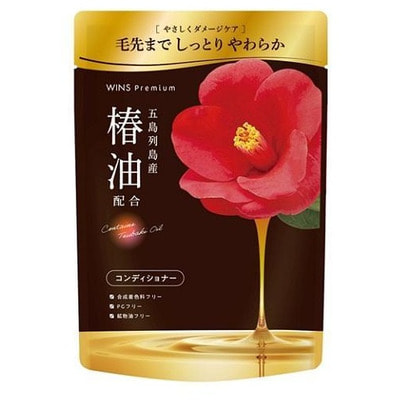 NIHON Detergent Wins premium camellia oil conditioner Премиум кондиционер с эфирным маслом камелии, 400 мл. NIHON Detergent Wins premium camellia oil conditioner Премиум кондиционер с эфирным маслом камелии, 400 мл.ДЛЯ НОРМАЛЬНЫХ ВОЛОС<br>В Японии масло редкого и дорогого цветка камелии не одно столетие применяется в косметологии из-за своих удивительных свойств и неповторимого аромата. Оно дает богатое питание и увлажнение волосам, позволяет эффективно укреплять волосяные фолликулы, запускать механизмы регенерации клеток. Мягкий и нежный кондиционер на основе масла камелии превосходно восстанавливает структуру волос, делает их сильными и эластичными, обволакивая каждый волосок. Придает блеск, объем и мягкость, обеспечивает легкое расчесывание, позволяет делать укладку и сохранять её форму даже после сна. Не утяжеляет волосы, универсален для любого типа волос, в т.ч. жирных.<br>