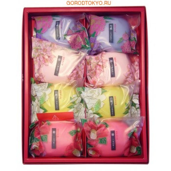 MASTER SOAP «Saika Dayori soap set» Набор мыла «Цветы и травы», 70 г х 8 шт. MASTER SOAP «Saika Dayori soap set» Набор мыла «Цветы и травы», 70 г х 8 шт.ПОДАРОЧНЫЕ НАБОРЫ МЫЛА<br>Туалетное косметическое мыло Камелия, 70 г х 2 шт. Мыло прекрасно очищает. Мыльная основа содержит только натуральные растительные компоненты. За счет входящих в состав увлажняющих компонентов (масло камелии японской, пальмовое масло) предотвращает сухость и шелушение, великолепно смягчает кожу, делая ее гладкой и здоровой. Обладает легким ароматом камелии. Состав: мыльная основа, вода, пальмовая жирная кислота, пальмоядровая жирная кислота, глицерин, хлорид натрия, EDTA-4Na, этидронат 4Na, масло камелии японской, парфюмерная отдушка, оксид титана, оксид железа, краситель красный 226, краситель красный 504, краситель желтый 203. Туалетное косметическое мыло Пион, 70 г х 2 шт. Мыло прекрасно очищает. Мыльная основа содержит только натуральные растительные компоненты. За счет входящих в состав увлажняющих компонентов (пальмовое масло, экстракт корня пиона) предотвращает сухость и шелушение, великолепно смягчает кожу, делая ее гладкой и здоровой. Обладает легким ароматом пиона. Состав: мыльная основа, вода, пальмовая жирная кислота, пальмоядровая жирная кислота, глицерин, хлорид натрия, EDTA-4Na, этидронат 4Na, экстракт листьев персика, экстракт экстракт корня пиона, сквалан, парфюмерная отдушка, BG, сквалан, оксид титана, краситель ультрамарин, краситель красный 227. Туалетное косметическое мыло Гардения, 70 г х 2 шт. Мыло прекрасно очищает. Мыльная основа содержит только натуральные растительные компоненты. За счет входящих в состав увлажняющих компонентов (пальмовое масло, экстракт гардении) предотвращает сухость и шелушение, великолепно смягчает кожу, делая ее гладкой и здоровой. Обладает легким ароматом гардении. Состав: мыльная основа, вода, пальмовая жирная кислота, пальмоядровая жирная кислота, глицерин, хлорид натрия, EDTA-4Na, этидронат 4Na, экстракт гардении, BG, сквалан, парфюмерная отдушка, оксид титана, краситель красный 504, краситель желтый 4. Туалетное косметическое мыло Сакура, 70 г х 2 шт. Мыло прекрасно очищает. Мыльная основа содержит только натуральные растительные компоненты. За счет входящих в состав увлажняющих компонентов (пальмовое масло, экстракт листьев сакуры) предотвращает сухость и шелушение, великолепно смягчает кожу, делая ее гладкой и здоровой. Обладает легким ароматом сакуры. Состав: мыльная основа, вода, пальмовая жирная кислота, пальмоядровая жирная кислота, глицерин, хлорид натрия, EDTA-4Na, этидронат 4Na, экстракт листьев сакуры, BG, сквалан, парфюмерная отдушка, оксид титана, краситель красный 504, краситель желтый 4.<br>