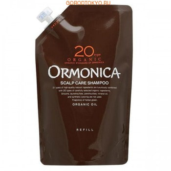 Фото ORMONICA «Organic Scalp Care Shampoo» Органический шампунь для ухода за волосами и кожей головы, сменная упаковка, 400 мл.. Купить с доставкой